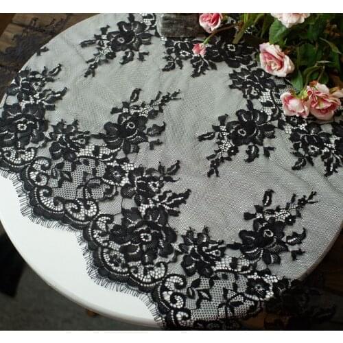 3meter Eyelash lace trim DIY handmade clothing lace home textile lace fabric wedding dress accessories