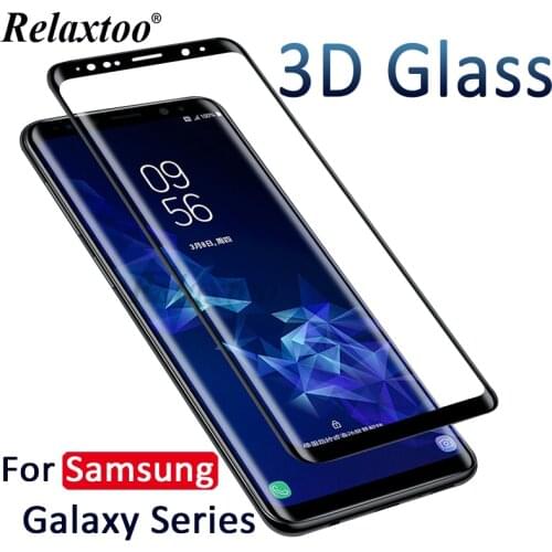3D Curved Glass For Samung Galaxy S8 Screen Protector Tempered Glass For Samsung S9 Plus S8 S7 S6 Edge Plus Note 8 9 note9 Film
