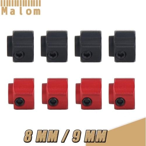 4PCS TRX-4 Metal Wheel Hub Hex Adapter Widen 8mm 9mm for 1/10 RC Crawler Car Traxxas TRX4 Ford Bronco Wide Body Upgrade Parts