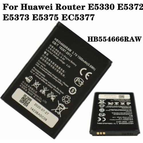 HB554666RAW EC5377 Battery For Huawei E5330 E5372 E5373 E5375 Wifi Router Replacement Battery