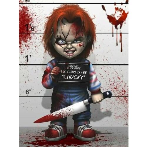 Full Square/Round Drill 5D DIY Diamond Painting "Horrible baby" 3D Embroidery Cross Stitch Mosaic Rhinestone Home Decor D1255