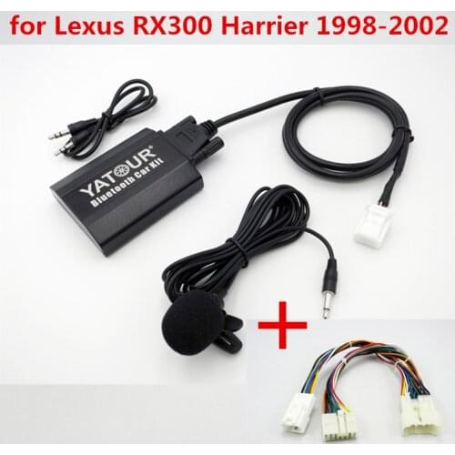 Yatour Bluetooth Car Audio Kit for Lexu RX 300 Toyota Harrier 1998-2002 Bluetooth AUX car MP3 Changer