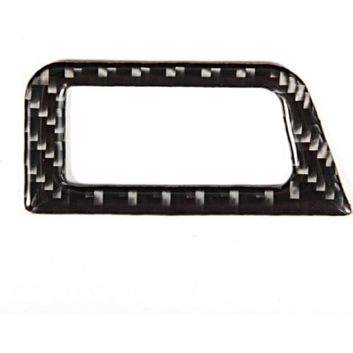 Auto Rear Trunk Button Switch Carbon Fiber Trim Decoration Accessory Kit Fit for Q7 16-19