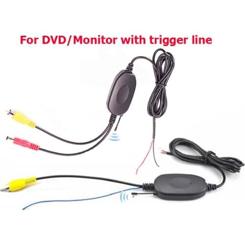 2.4Ghz Wireless RCA Video Transmitter Receiver Kit for Car DVD Monitor GPS Rear View CCD Reverse Backup Camera