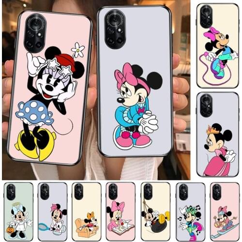 Play Minnie Mouse Clear Phone Case For Huawei Honor 20 10 9 8A 7 5T X Pro Lite 5G Black Etui Coque Hoesjes Comic Fash design