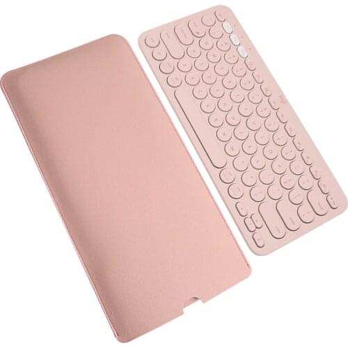 PU Leather Keyboard Sleeve Premium Keyboard Sleeve Compatible with Logitech K380