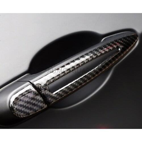 For BMW Old 3 Series E90 320i 325i E92 2005-2012 Special Carbon Fiber Door Handle Protective Sticker Car Door Handle Sticker