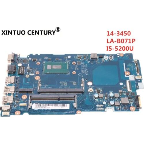 For DELL Latitude 3450 Test original mainboard ZAL50/51/60/61 LA-B071P Laptop motherboard I5-5200U