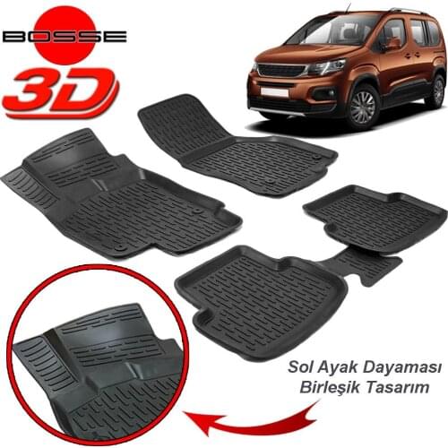 For Peugeot Rifter Mat 3D Pool 2019 Post BOSSE