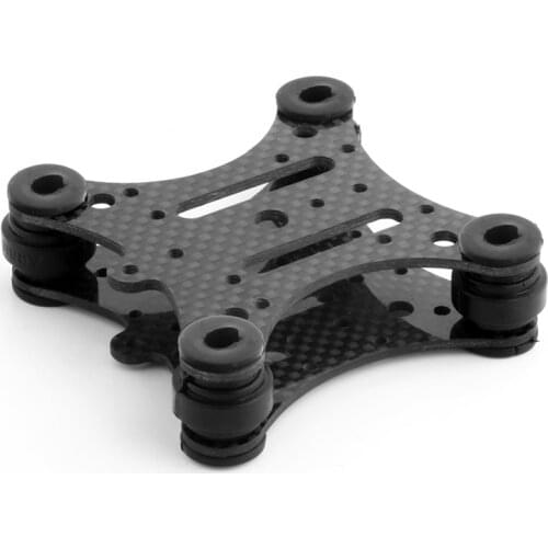 FPV Carbon Fiber Anti Vibration Plate & Rubber Balls for Phantom 1 2 Gimbal Mount Quadcopter for Gopro Hero 2 3 PTZ mount