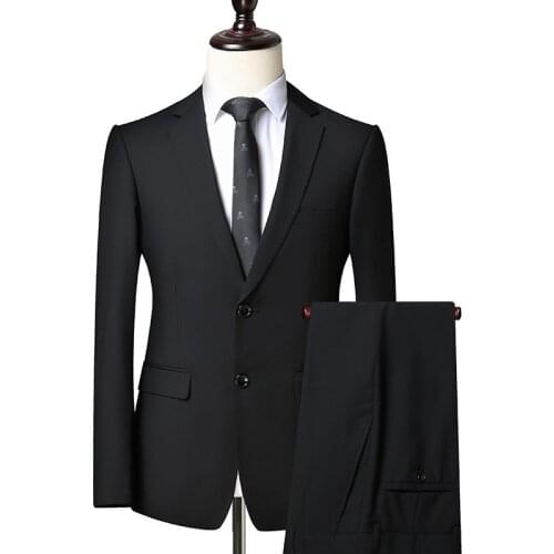 Suit + pants) new mens slim business casual two-piece suit/ men wedding suits / men party dress Large size M - 4 xl