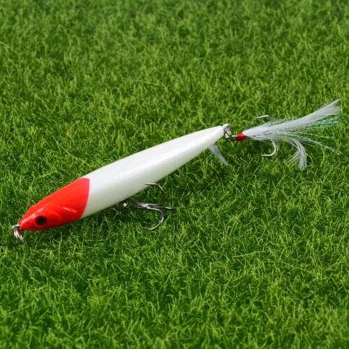 LINGYUE Wood Stick Fishing Lure 90mm/13g Sinking Pencil Shad Minnow 3D Eyes Artificial Bait Sea Bass Lures Crankbaits Pesca