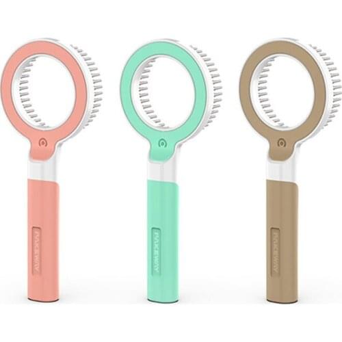 Tomcat Dog Cat Comb Magnifier Dog Brush Grooming Pet Hair Remover Pet Bath Hair Comb 360 Degree Massager