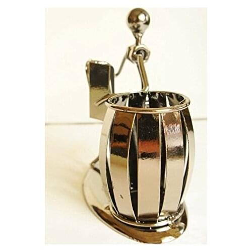 Metal Accordion Man Pen Pencil Cup Desk Organizer Holder for Home Office (Metal Accordion Man Pen Holder)