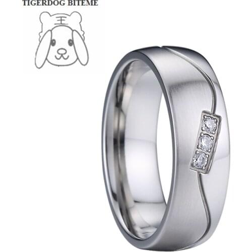 Never fade LOVE Alliances fashion stainless steel ring silver color women ladies couple marriage wedding ring