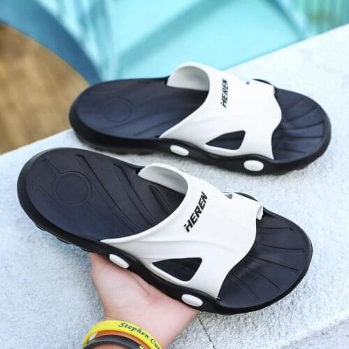 Men sandals summer slippers 2021 new style fashion outdoor personalized shoes cool men slides Korean style for women designed