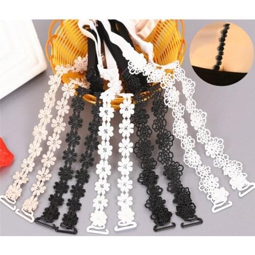 New Shoulder Cute Flower Lace Bra Straps Replacement Underwear Belt Intimate Bra Decorative