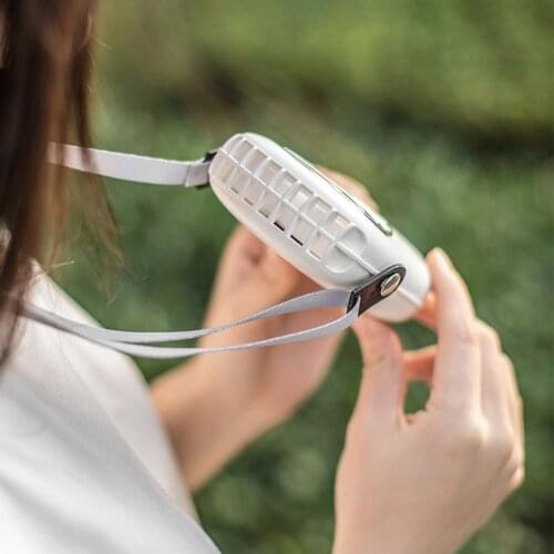 Adjustable Handheld Personal Mini Fan Mini Hanging Neck 3-speed Adjustable Indoor Outdoor Travel Handheld Cooling Fan