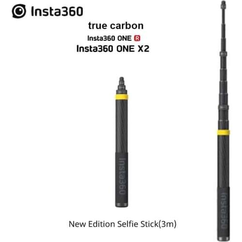 3m Ultra-Long Carbon Fiber Invisible Selfie Stick monopod For gopro hero 9 5 6 7 8 sjcam sj4000 xiaomi yi camera accessories