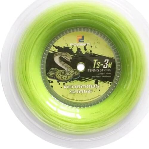 Tennis String 200m Mono Snake Soft Nylon Tennis Ball String 1.30mm Outdoor String Lights Net POWERTI