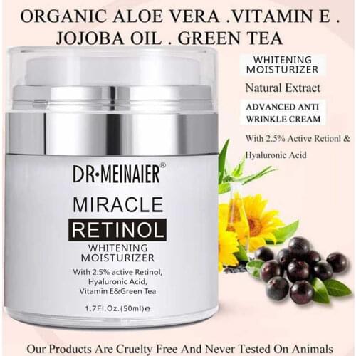 150ml Retinol moisturizing cream shrink pores skin care restore firming cream moisturizing oil control lotion cream skin care