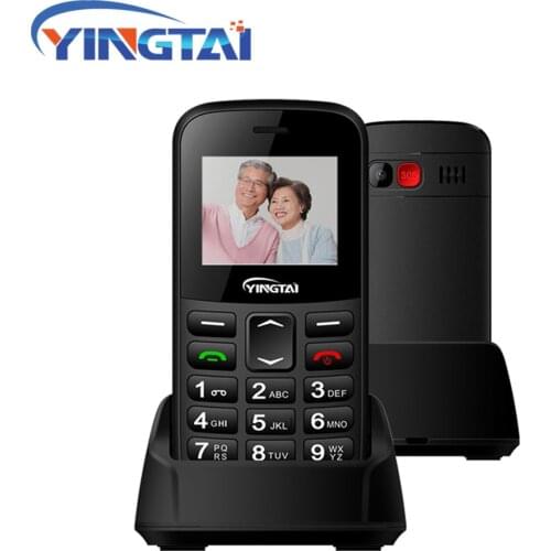 YINGTAI T36 Dual Sim Cards Bar Phone Big Keyboard Big Font SOS Mobile Phone Suitable For Elderly Support Vibration Free Desktop