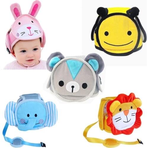 Baby Kids Home Walking Safety Childrens Protective Helmets Headguard Head Protector Adjustable Cap For Toddler Boys Girls Hats