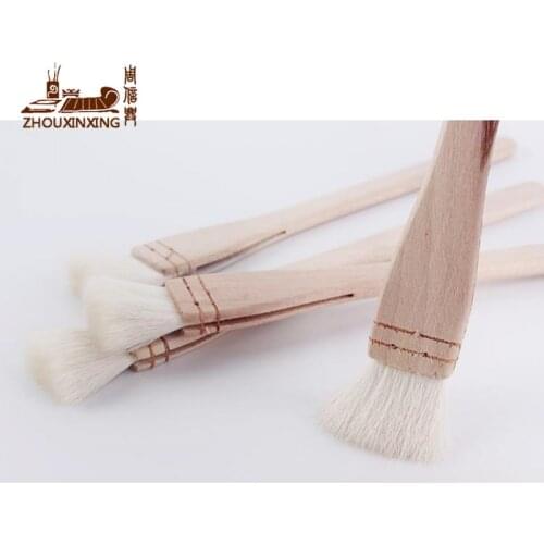 1 pcs High quality wool row pen shading painting brush artist oil painting brushes acrylic Wooden handle soft hair brush
