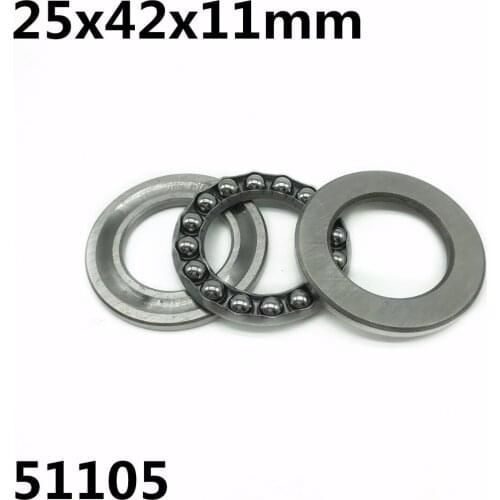 10Pcs 51105 25x42x11 mm Axial Thrust Ball Bearings 8105 High quality