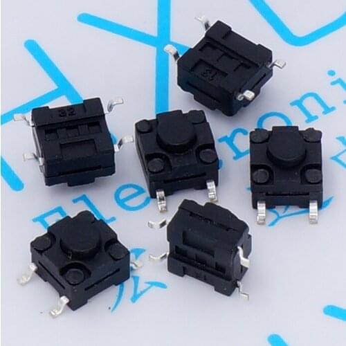 150pcs Micro Switch SMD 6*6*5mm waterproof dustproof Tact Switch 4 pin Induction cooker soymilk machine button