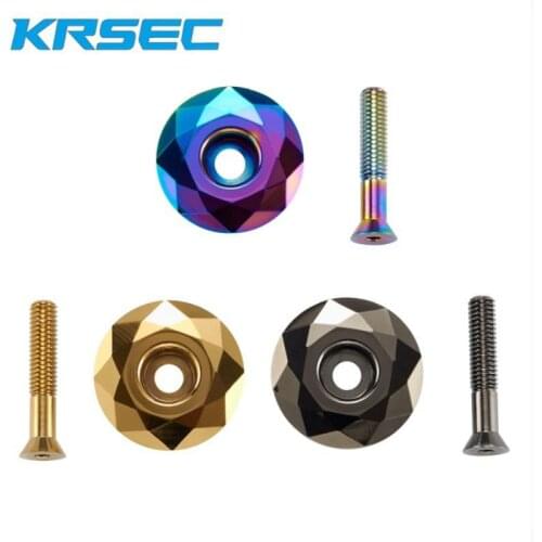 3 Color Bicycle Headset Fork Top Cap MTB Bike Stem Top Cap Headset Cover 28.6mm 1 1/8" Steerer Bicycle Parts