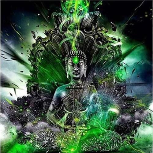 5D DIY Full Round/Square Diamond Painting Religion "Buddha" 3D Embroidery Cross Stitch Rhinestone Mosaic Home Dector Gift Yc540