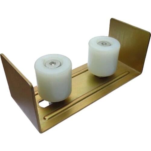 Sliding Gate Nylon top Roller white Guide Wheels40*40mm /Rollers with Bracket