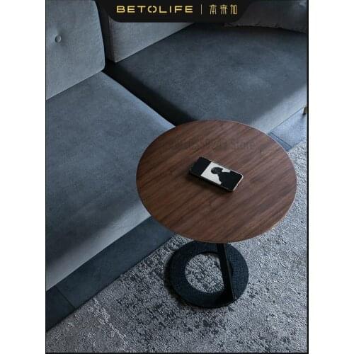 Customized Minimalist Designer Ins Net Red Bedroom Small Apartment Small Round Side Table Modern Minimalist Creative Sofa Side T