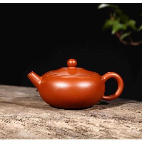 Yixing recommended pure manual famous zhu clay pot of kung fu tea tea set special sketch pin the teapot