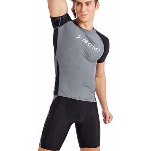 Adult Beach Sun Protection Swimsuit One Piece Rash Guard Swimwear With Sleeves Diving Men Long Sleeve Swimsuit Swimming Surfing