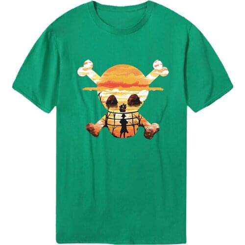 Summer Harajuku One Piece T-shirts Men Print Oversize Tshirts Casual Tops Tees Male Military Black Washable Homme Camiaetas