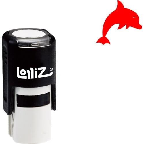 LolliZ Solid Animal Symbol Series Design #51 Self-Inking Rubber Stamp