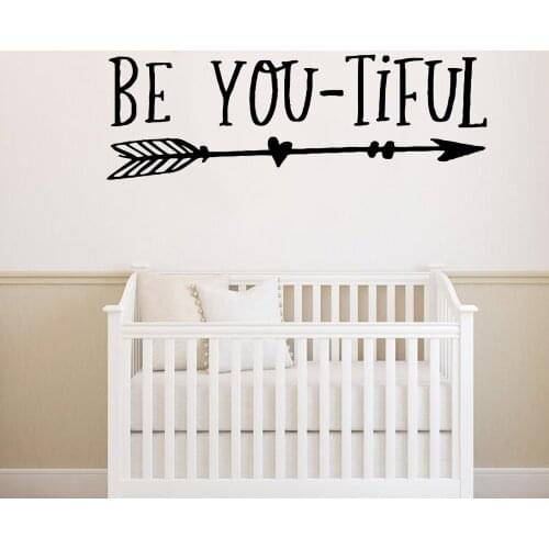 Cute English Phrase Decorative Sticker Waterproof Home Decor For Living Room Kids Room Decoration Decal Stickers Mural