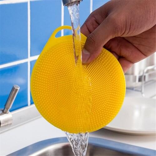 Wonderlife Multifunction Silicone Dish Bowl Cleaning Brush Magic Scouring Pad Pot Pan Wash Brushes Kitchen Washing Tool