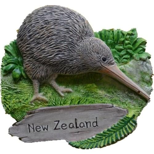New Zealand Bird 3D Aromatherapy Fridge Magnets World Travel Souvenirs Refrigerator Magnetic Sticker Home Decoration