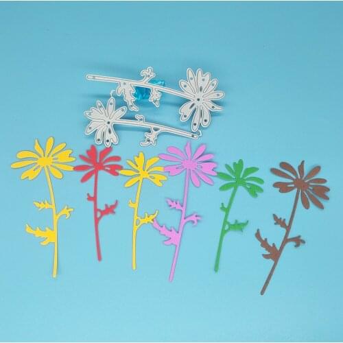 Brand new daisy flower plant DIY metal cutting mold scrapbooking decoration engraving and card making crafts stamps