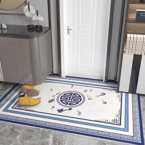 New Chinese style entrance door floor mat entrance Chinese style porch mat room door non slip foot mat household carpet door mat