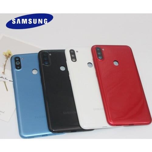 New Original Rear Housing Back Cover For Samsung Galaxy A11 2020 A115F SM-A115F/D Phone Back Panel Door With Camera Glass Lens