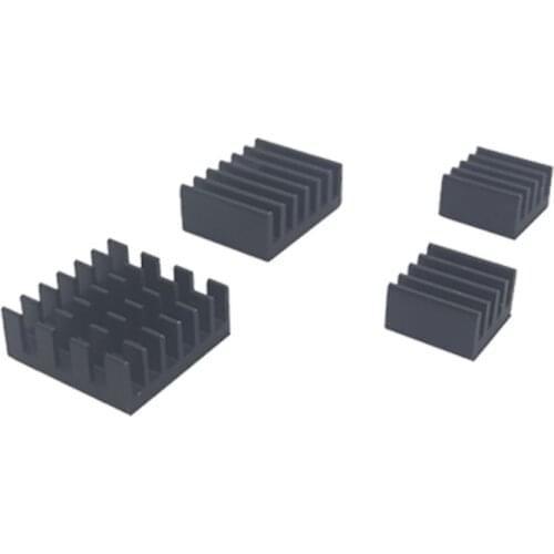 Raspberry Pi 4 Model B Aluminum Heat Sink CPU RAM LAN USB Cooling Sink for RPI 4 Model B