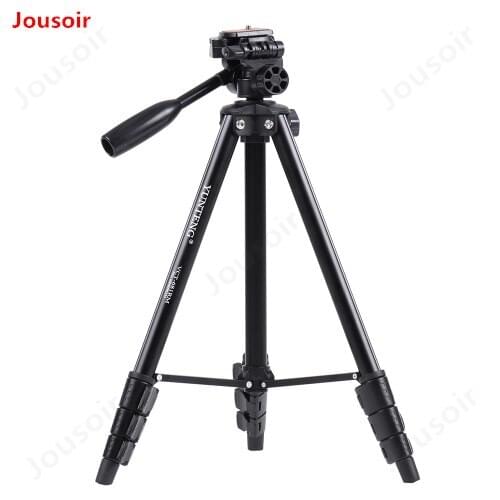 Origianl YUNTENG 681 Aluminum Alloy Camera Tripod Lightweight Load 2.5KG with Smartphone Mount for IdLDC Digital Camera CD15