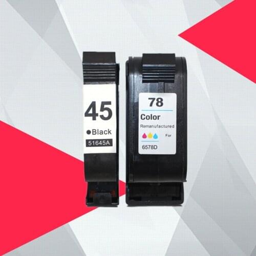 Compatible ink cartridges For HP 45 78 deskjet 1220c 3820 3822 6122 6127 930c 932c 940c 950c printers For HP45 For HP78