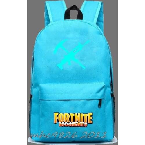 Fortnite Luminous Backpack Game Mens Bag Boys Travel Gift Kids Bagpack Mochila Casual Knapsack School Bag