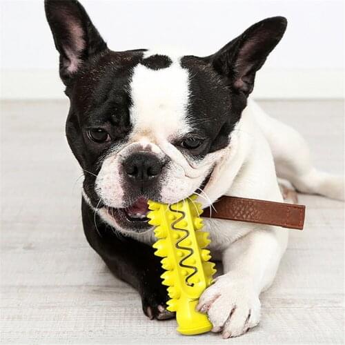 Pet Leakage Food Toy Dog Chew Molar Teeth Bite-resistant Cleaning Extra-tough Interactive Toys Puppy Dental Care Training Stick