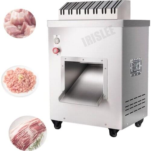Vertical commercial meat cutter for fresh meat vegetable slices cut silk Stainless steel meat slicer